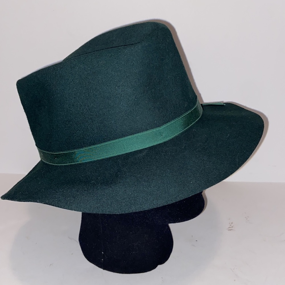 Vintage Bak-Pakker Green Wool felt outdoor hat Mens Large Flawed - Picture 4 of 13